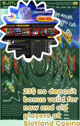 Slotland new player bonus